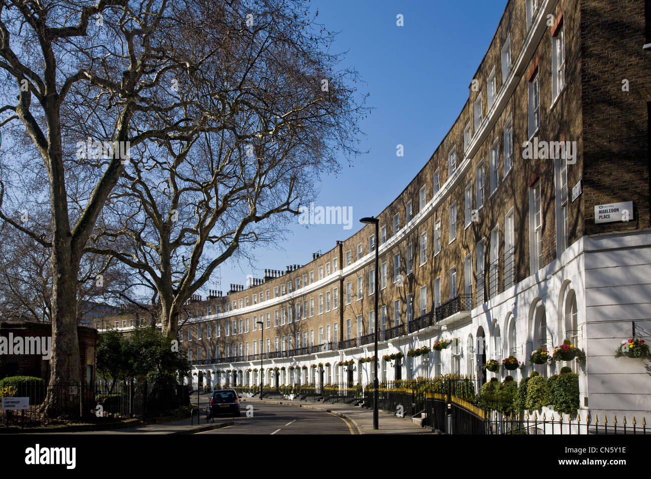 Cartwright Gardens, Bloomsbury, Camden, London, England, UK Stock Photo