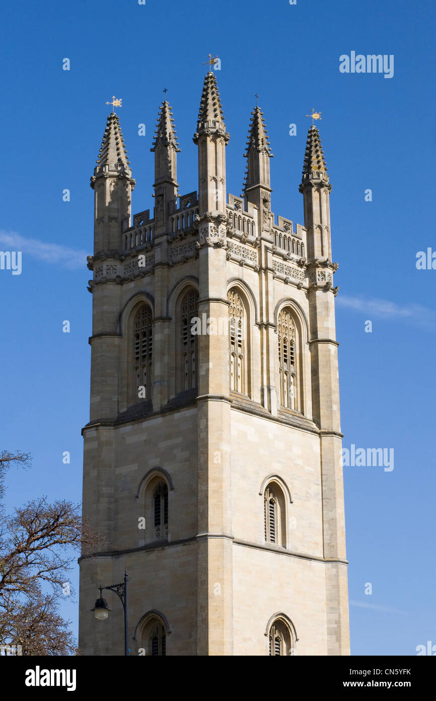 Magdalen Great Tower, Oxford. Stock Photo