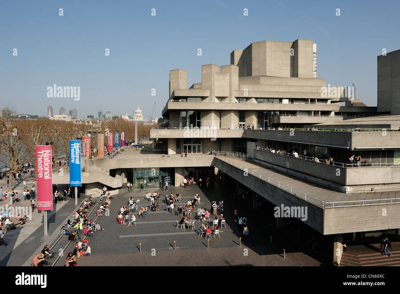 The National Theatre London Stock Photo