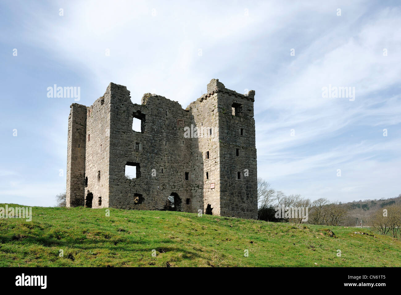 Arnside Tower Cumbria Stock Photo