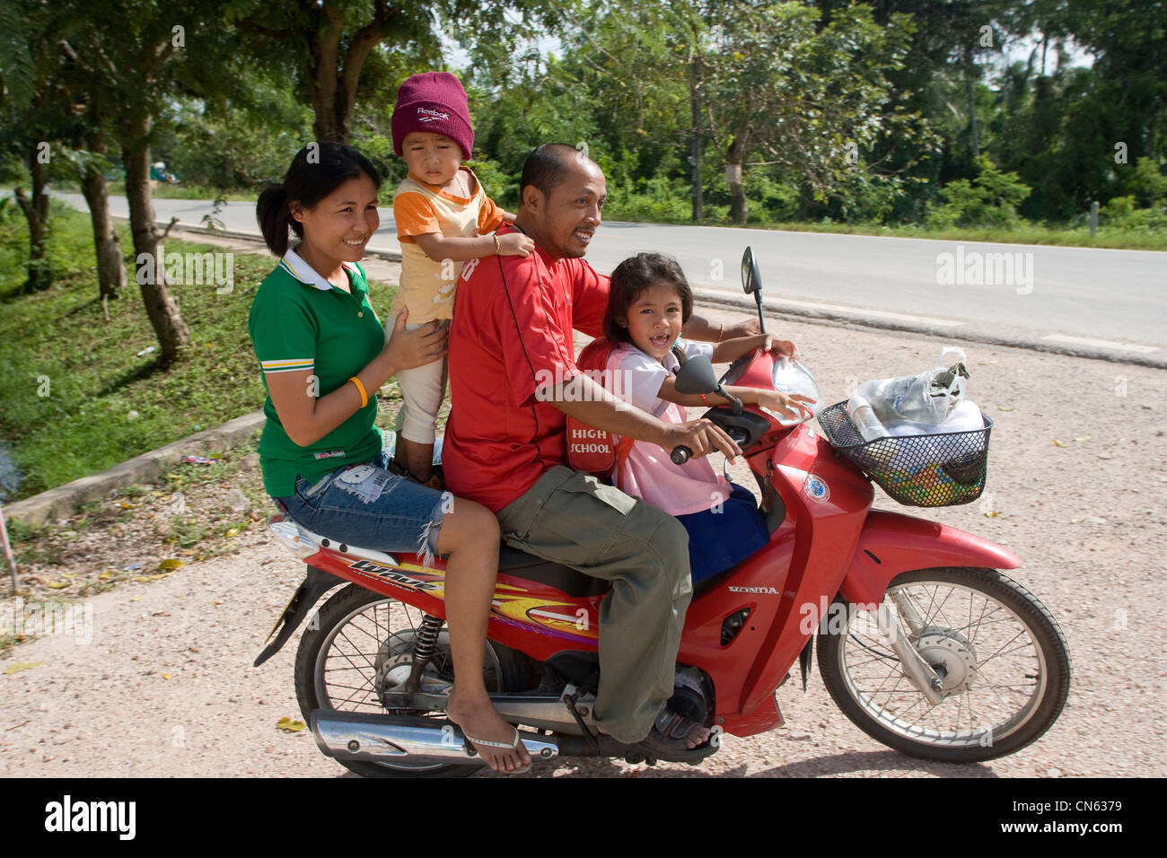 Girl helmet mother motorbike hires stock photography and images Alamy