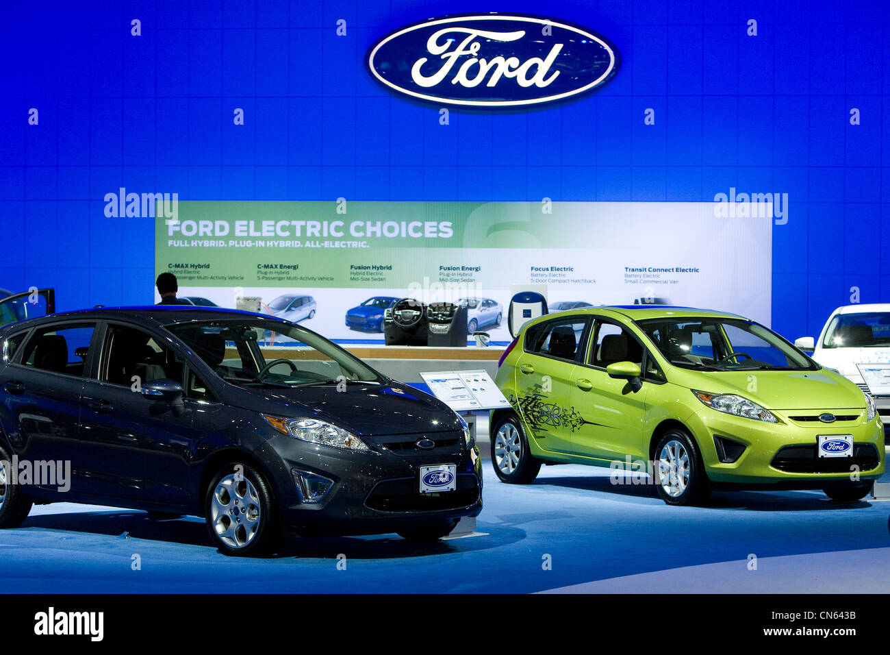 A Ford Focus at the 2012 Washington Auto Show. Stock Photo