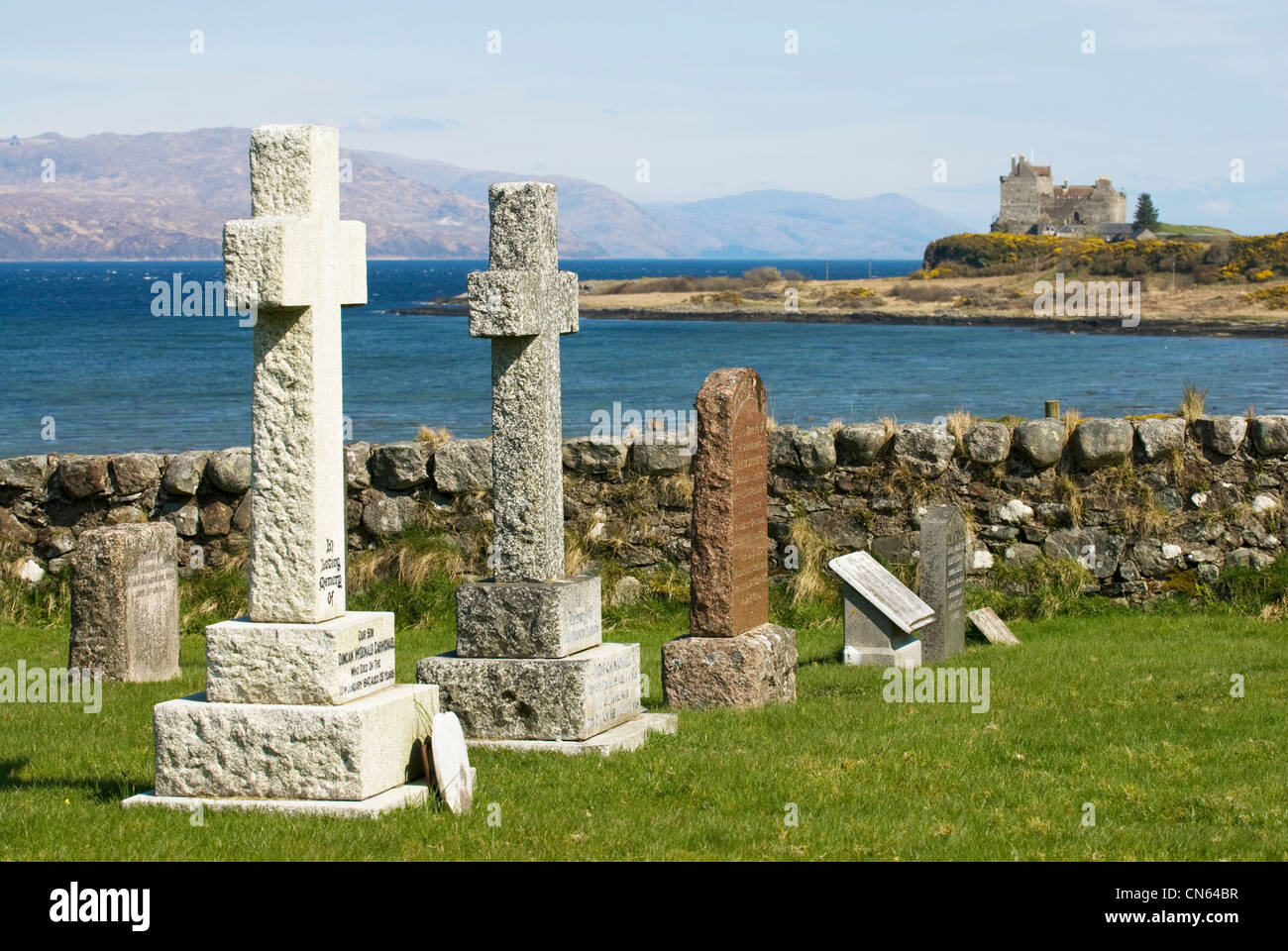 Cemetery in Scotland Stock Photo Alamy