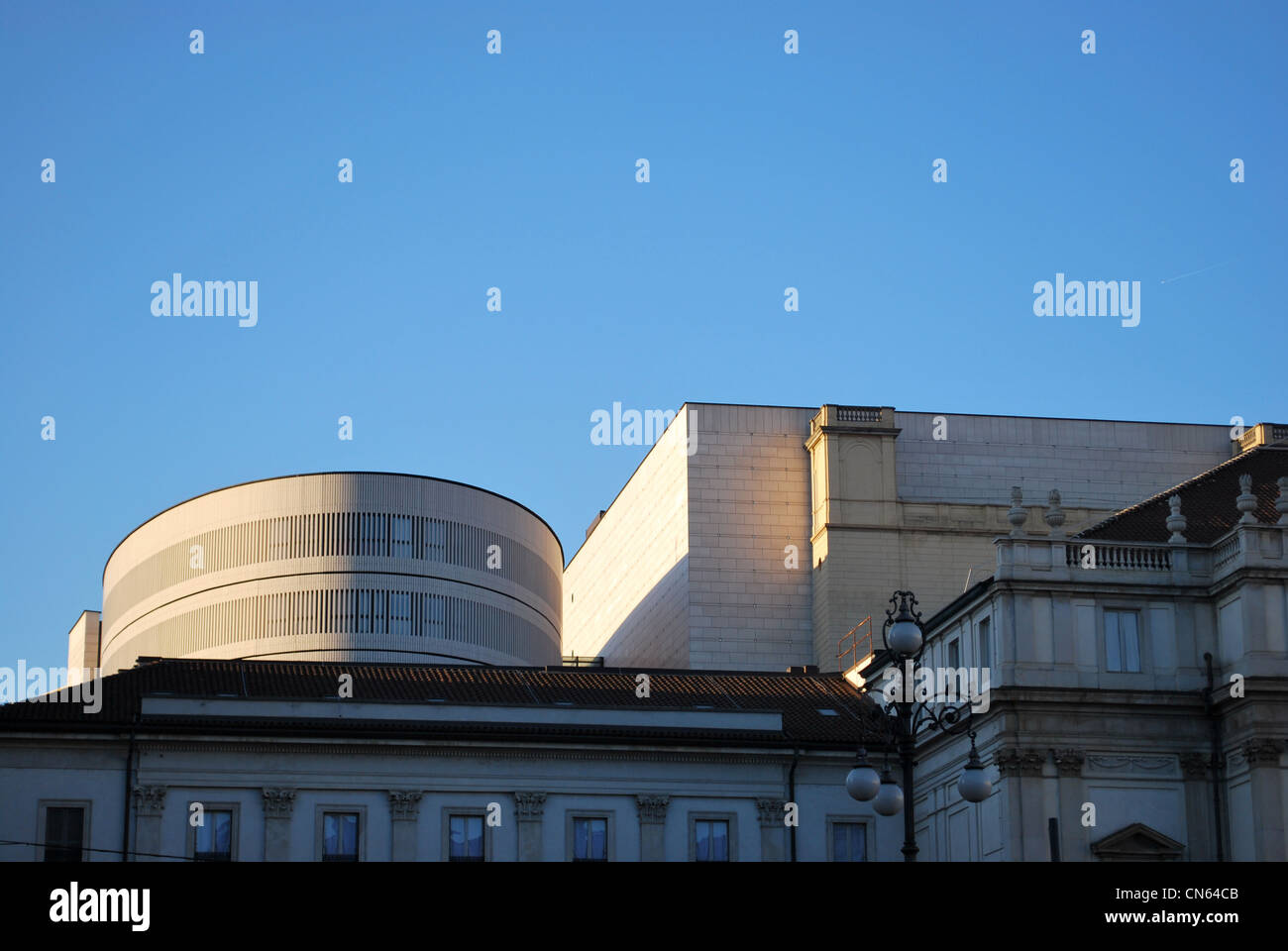 World's famous theater Scala, opera house in Milan, Italy Stock Photo