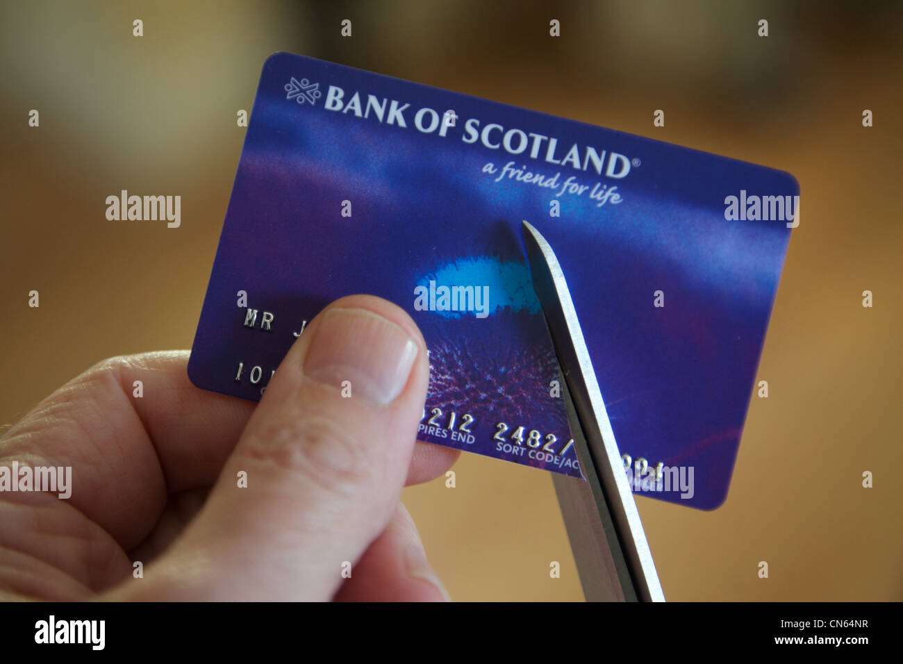 Credit card bank of scotland hires stock photography and images Alamy