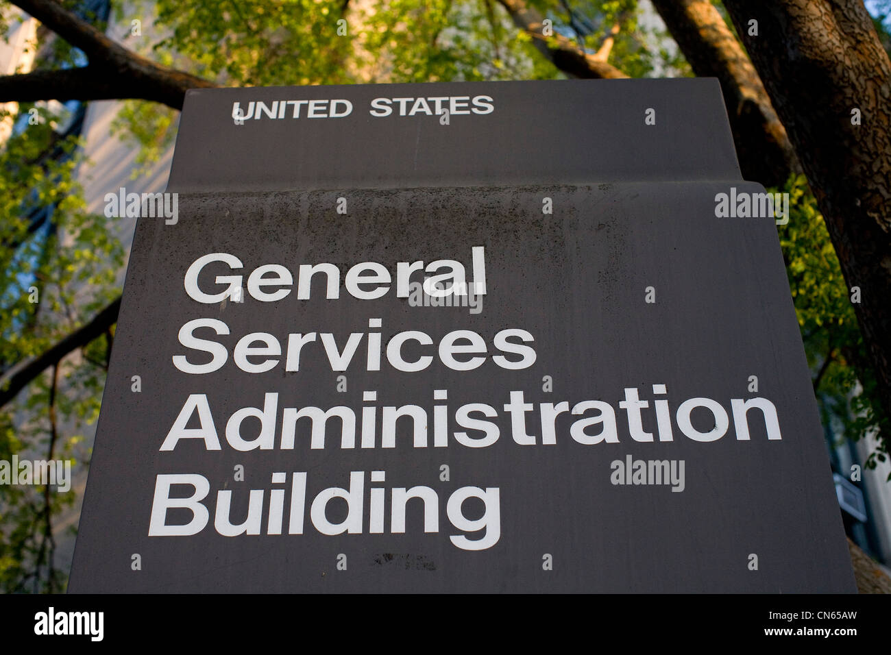 The headquarters of the General Services Administration.  Stock Photo