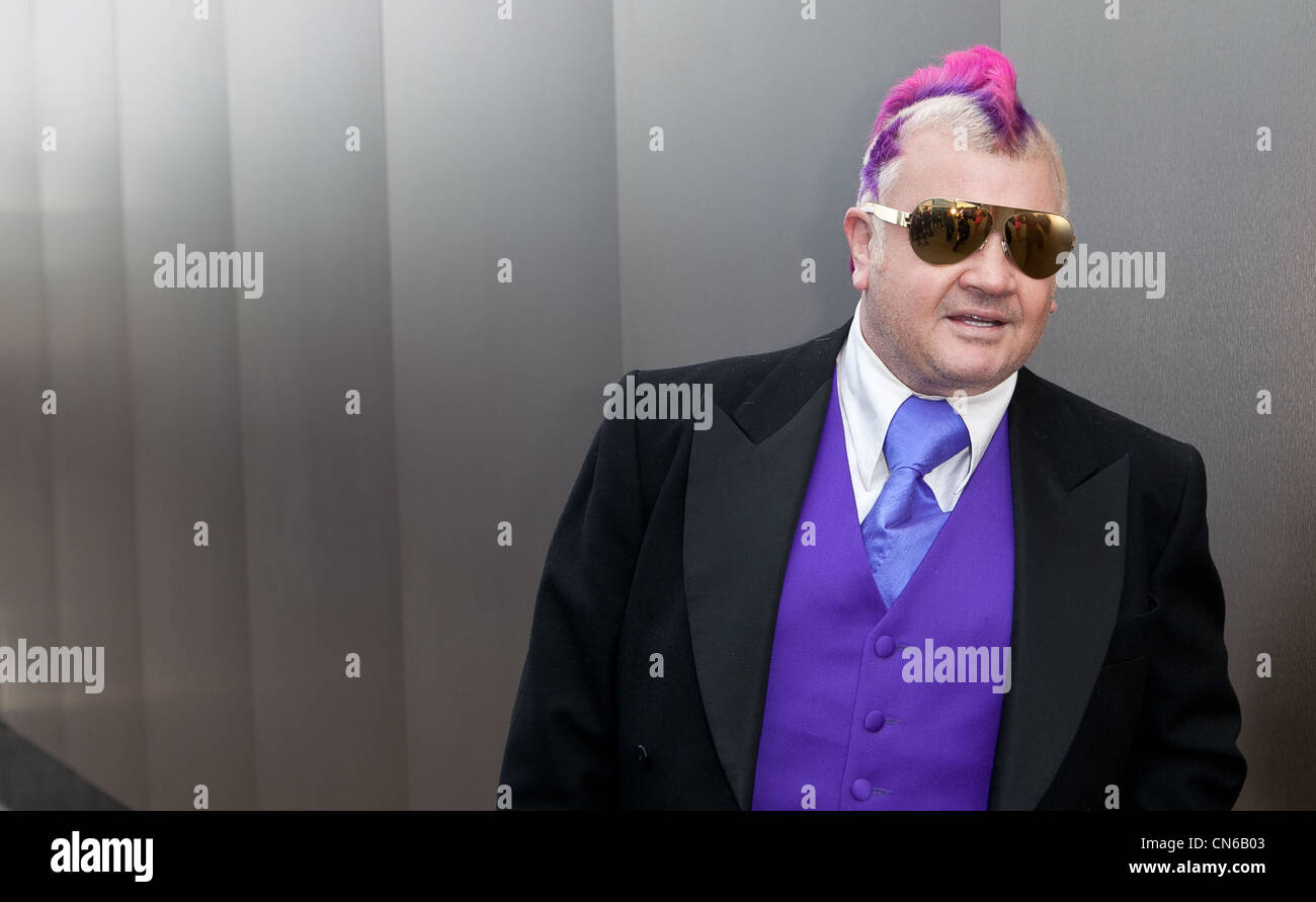 Darryn Lyons at the Melbourne Cup, Australia November 1, 2011. Stock Photo