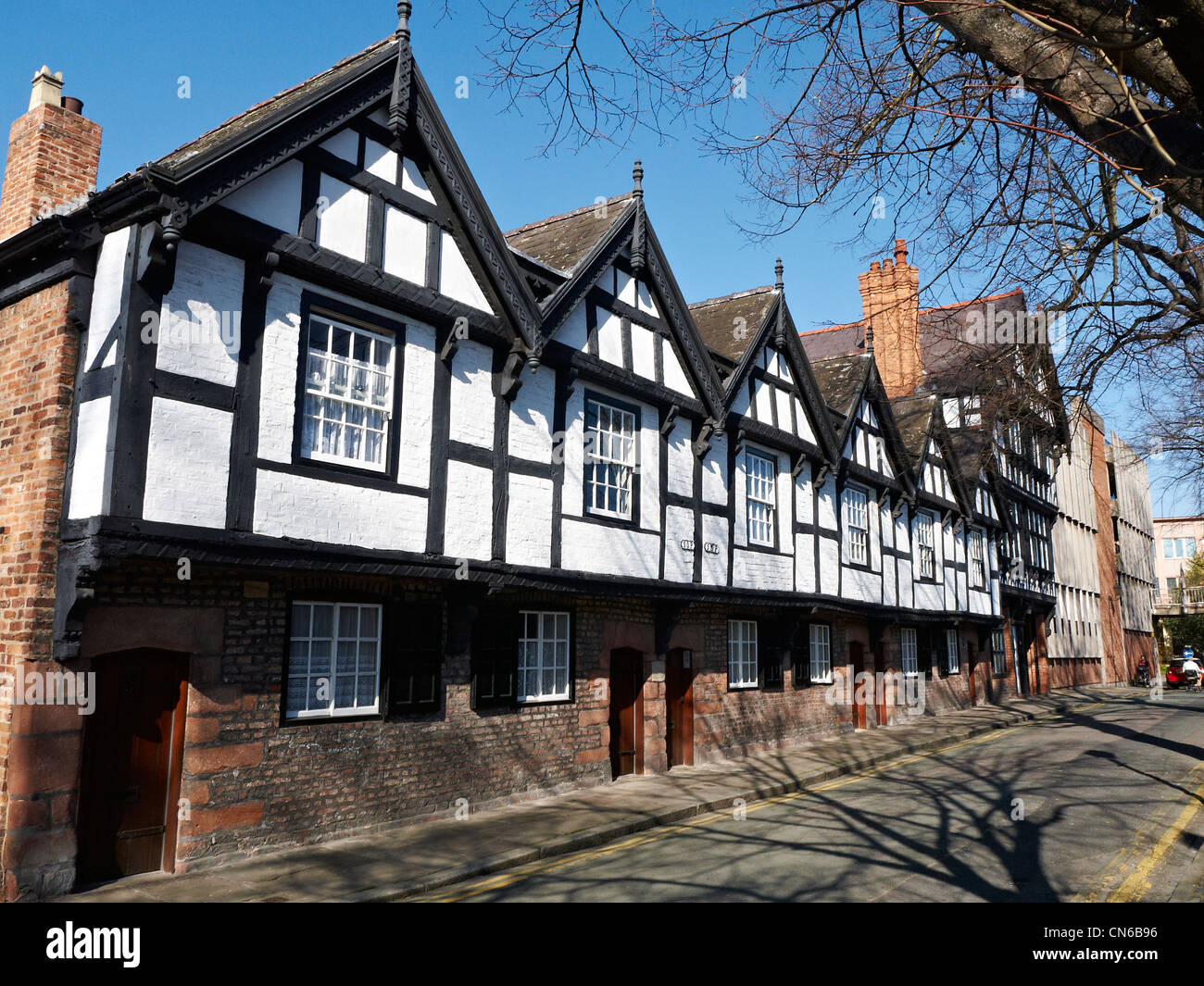 The Nine Houses on Park Street in Chester Cheshire UK Stock Photo Alamy