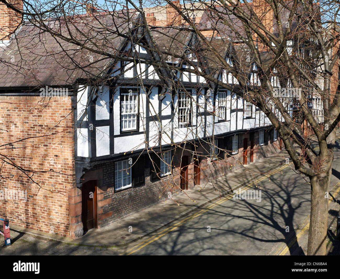The Nine Houses on Park Street in Chester Cheshire UK Stock Photo Alamy