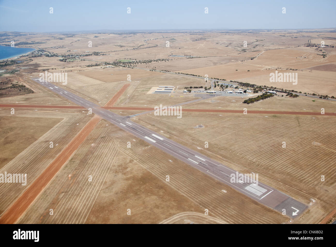 Port Lincoln Airport. Eyre Peninsula. South Australia. Stock Photo