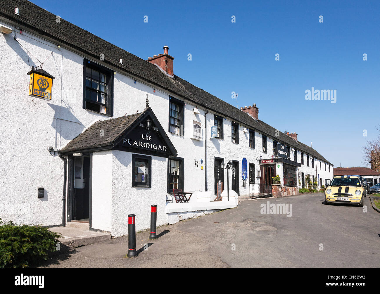 The Winnock Hotel, Drymen, Stirling District, Scotland Stock Photo Alamy