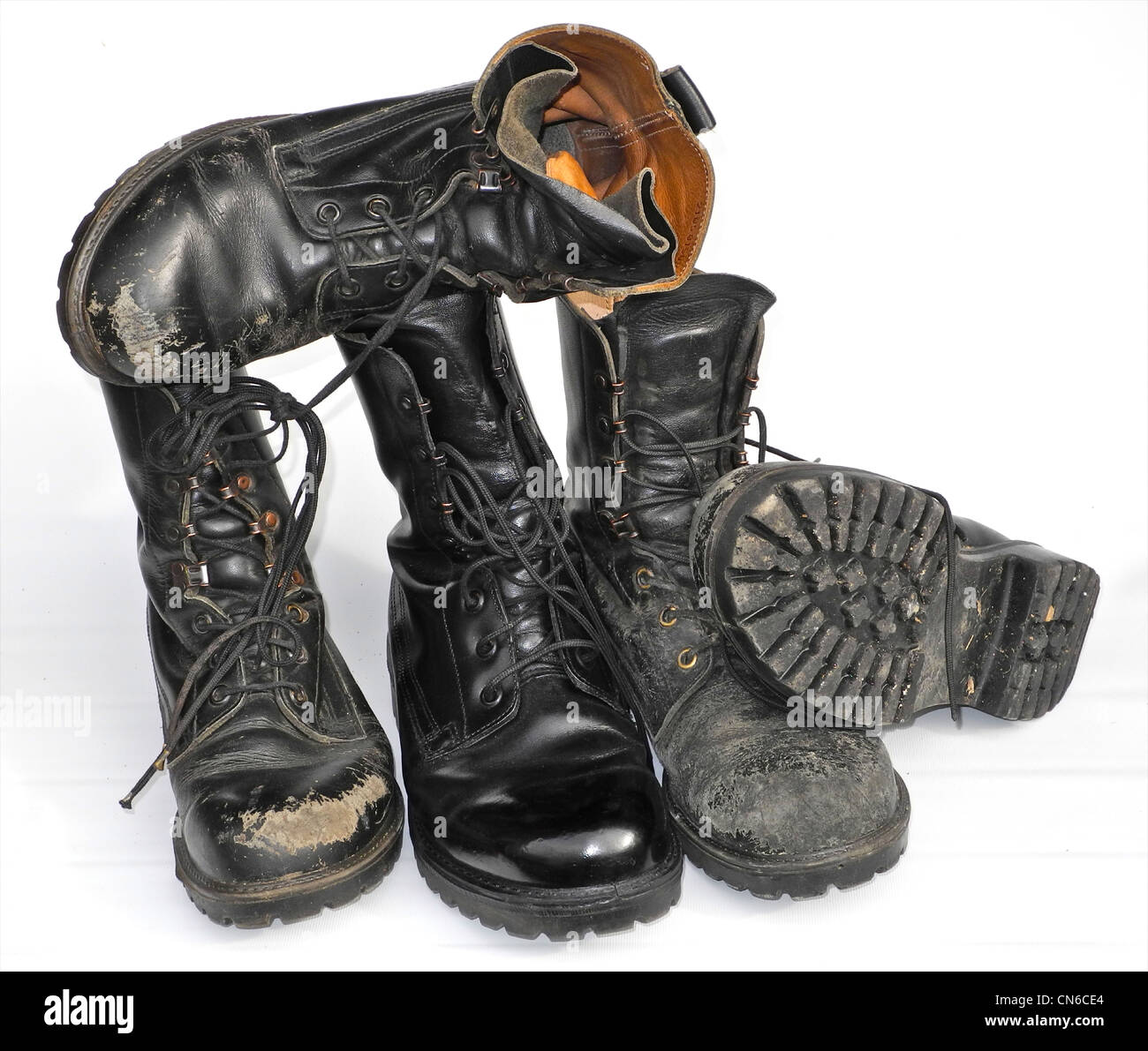 Old Army Boots High Resolution Stock Photography and Images - Alamy