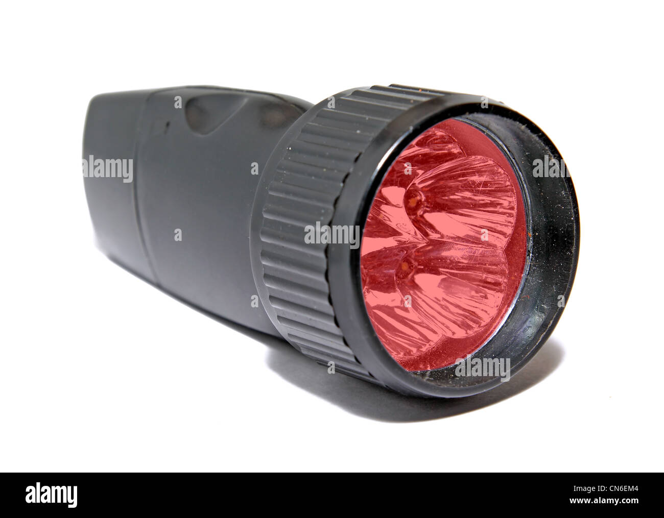 electric torch on white background Stock Photo Alamy