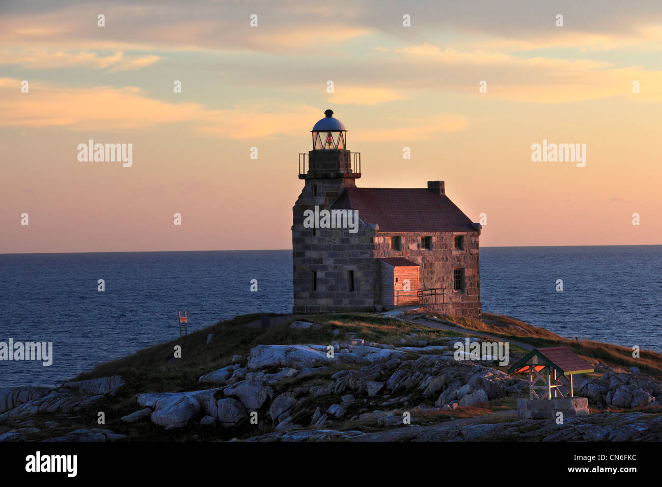 photo of the Rose Blanche Lighthouse, built in 1871, Newfoundland