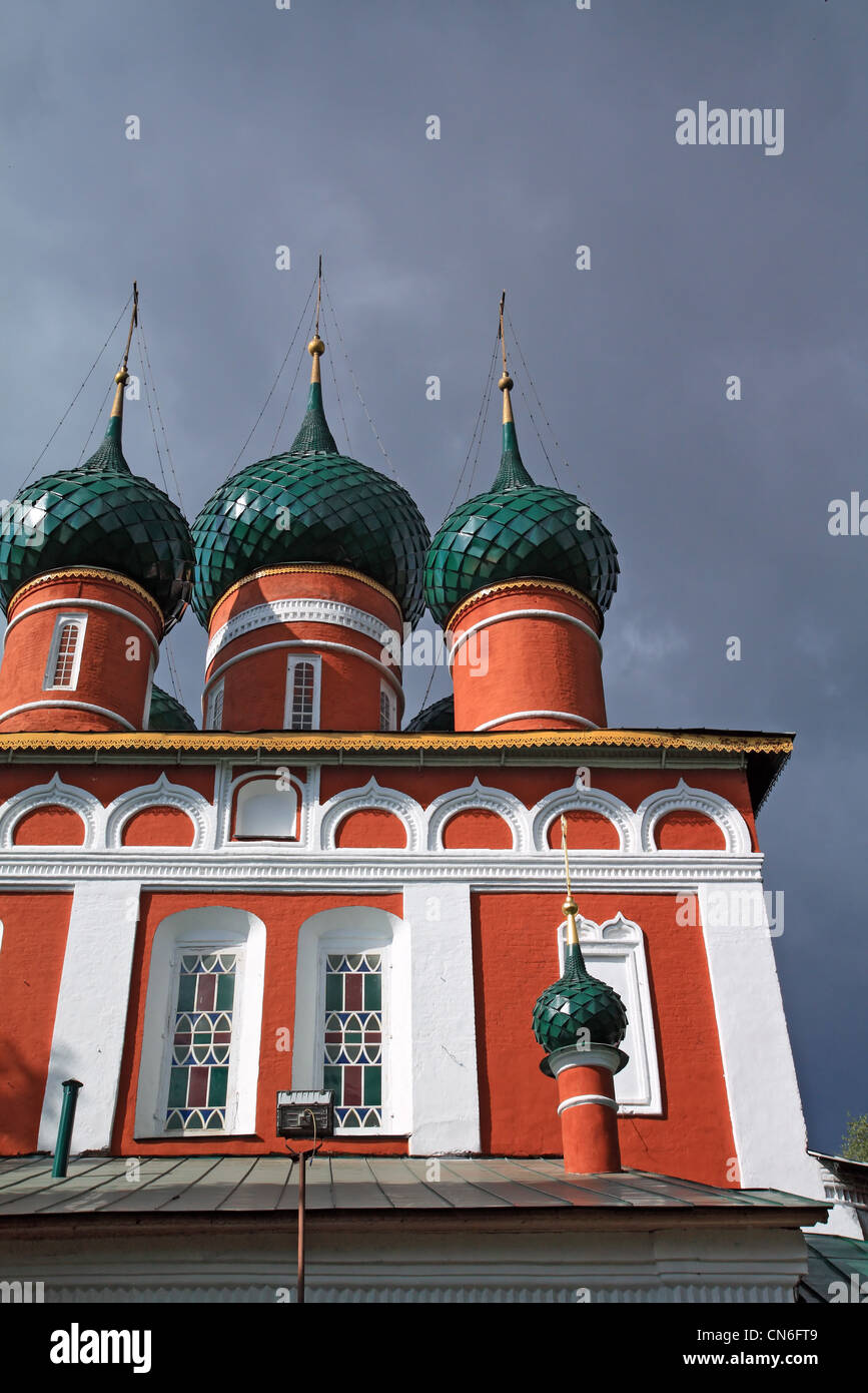 christian orthodox church on cloudy background Stock Photo - Alamy