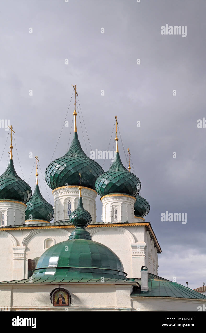 christian orthodox church on cloudy background Stock Photo - Alamy