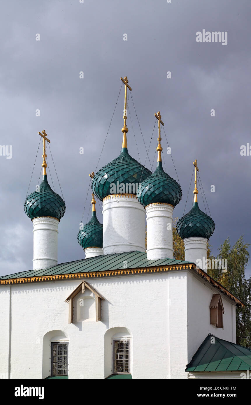 christian orthodox church on cloudy background Stock Photo - Alamy