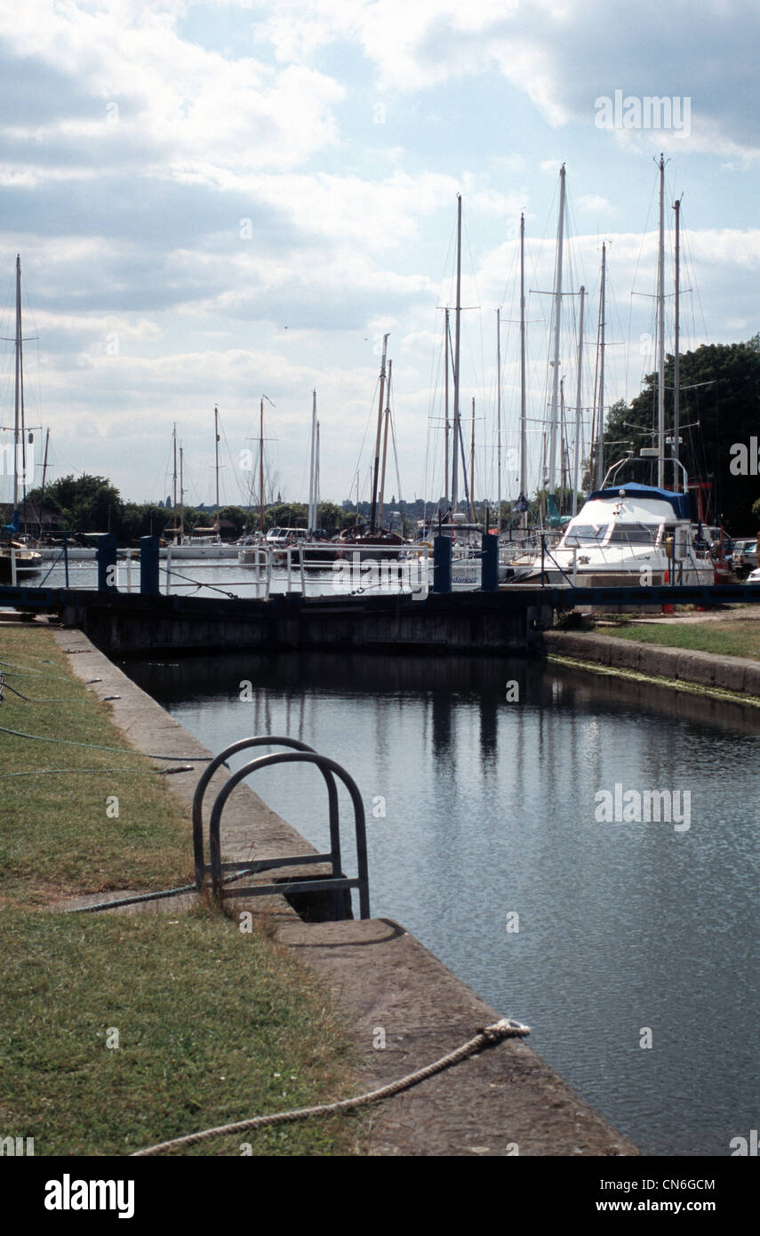 Lock heybridge basin essex boats hires stock photography and images