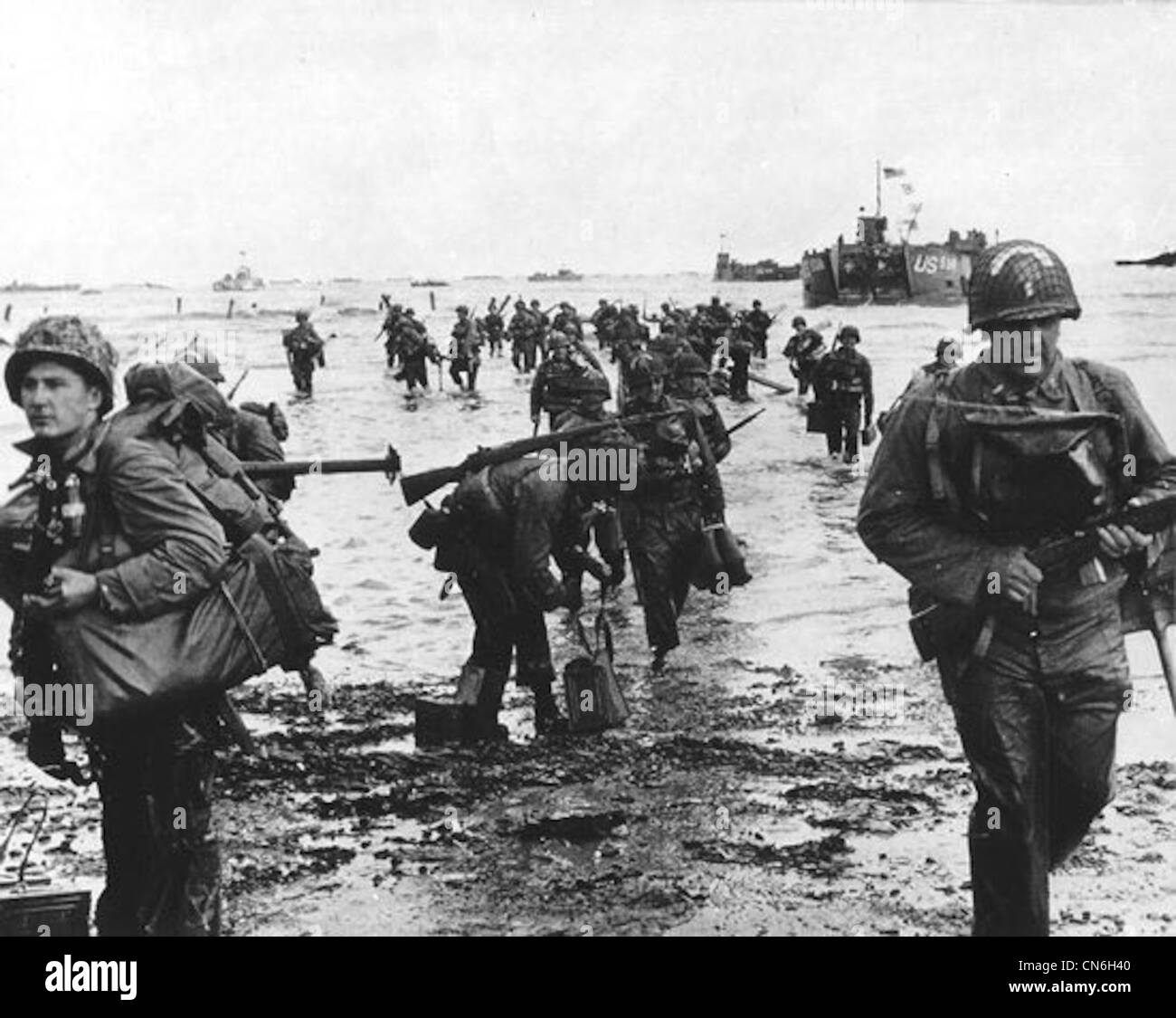 Normandy World War Two 6th june 1944 Stock Photo