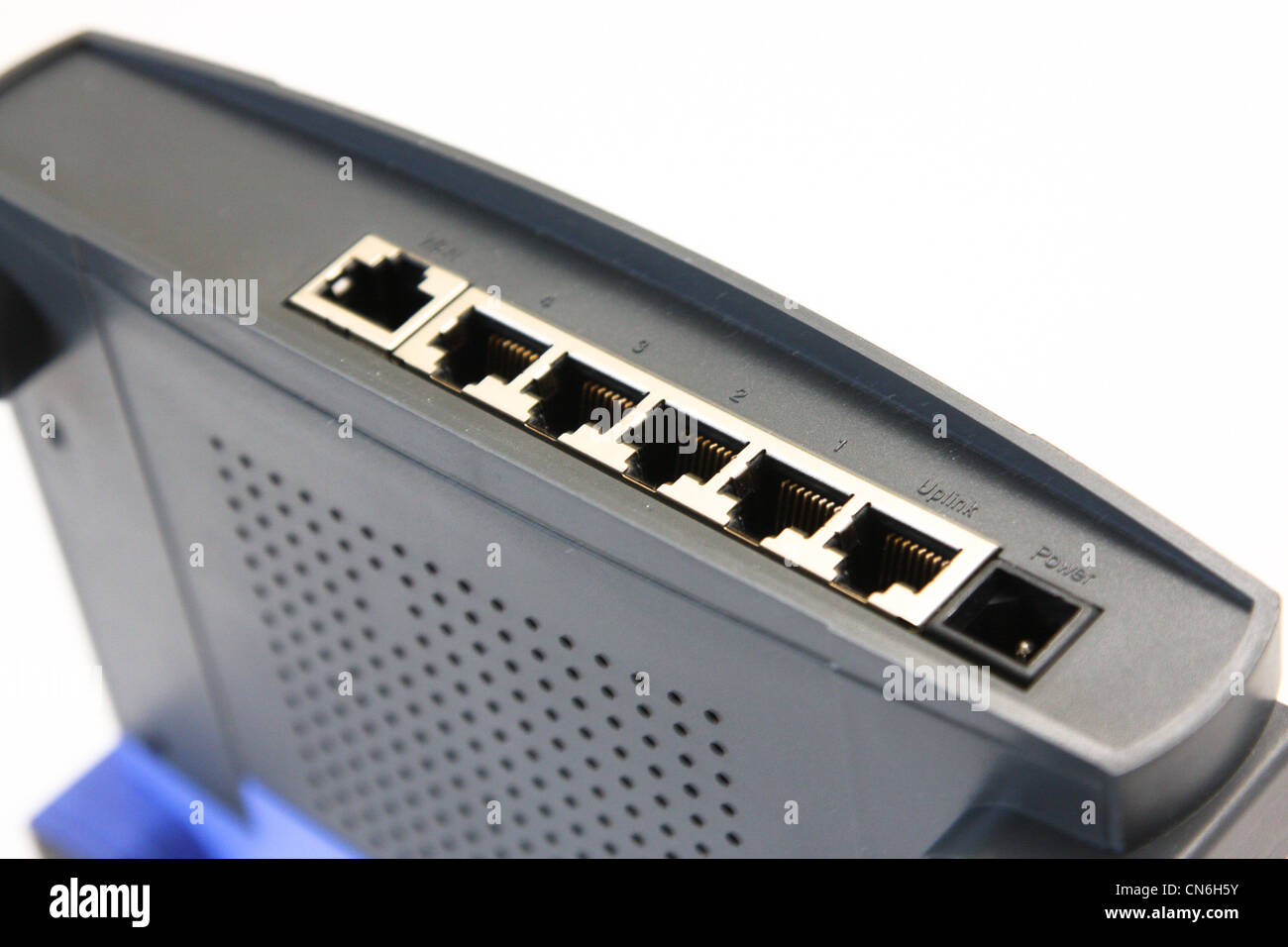 network ports router Stock Photo