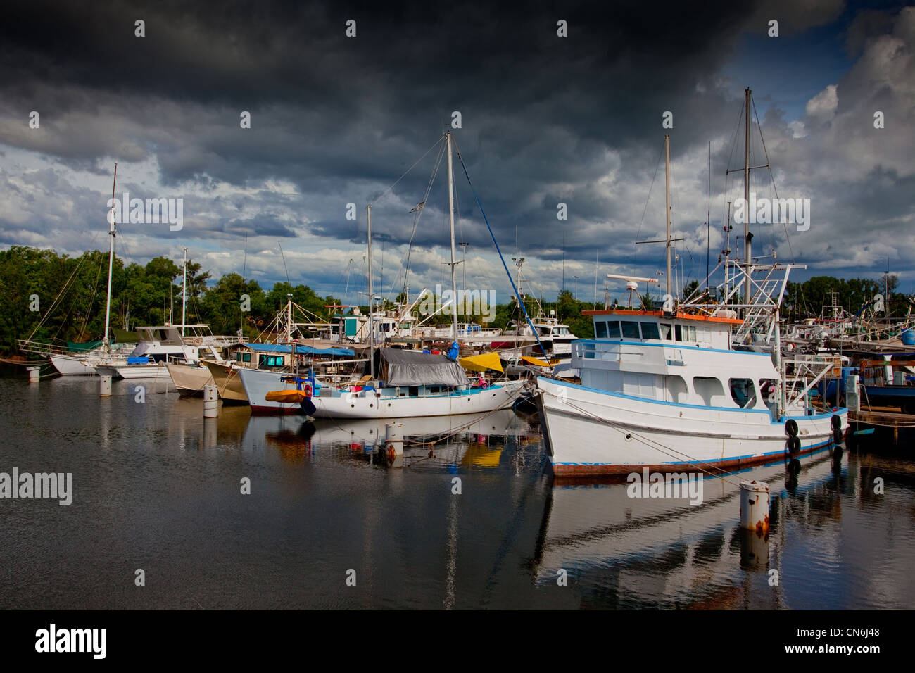 Fishing boats at Darwin Australia Stock Photo Alamy