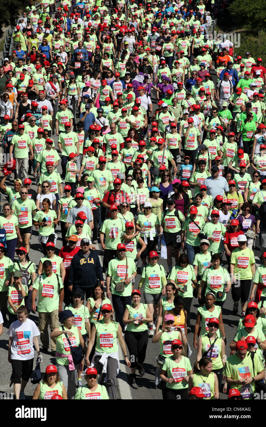 Meia Maratona de Lisboa, Portugal Stock Photo