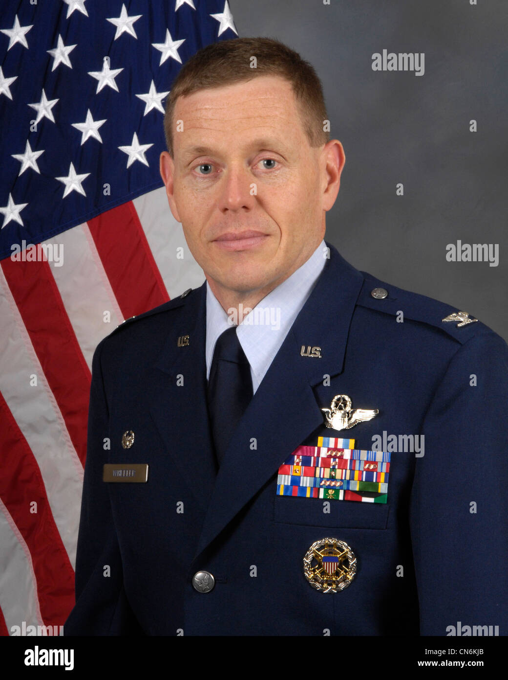 United States Air Force Colonel Robert Wheeler, commander of the 2nd Bomb Wing at Barksdale Air Force Base at the time of the 2007 United States Air Force nuclear weapons incident [ Stock Photo