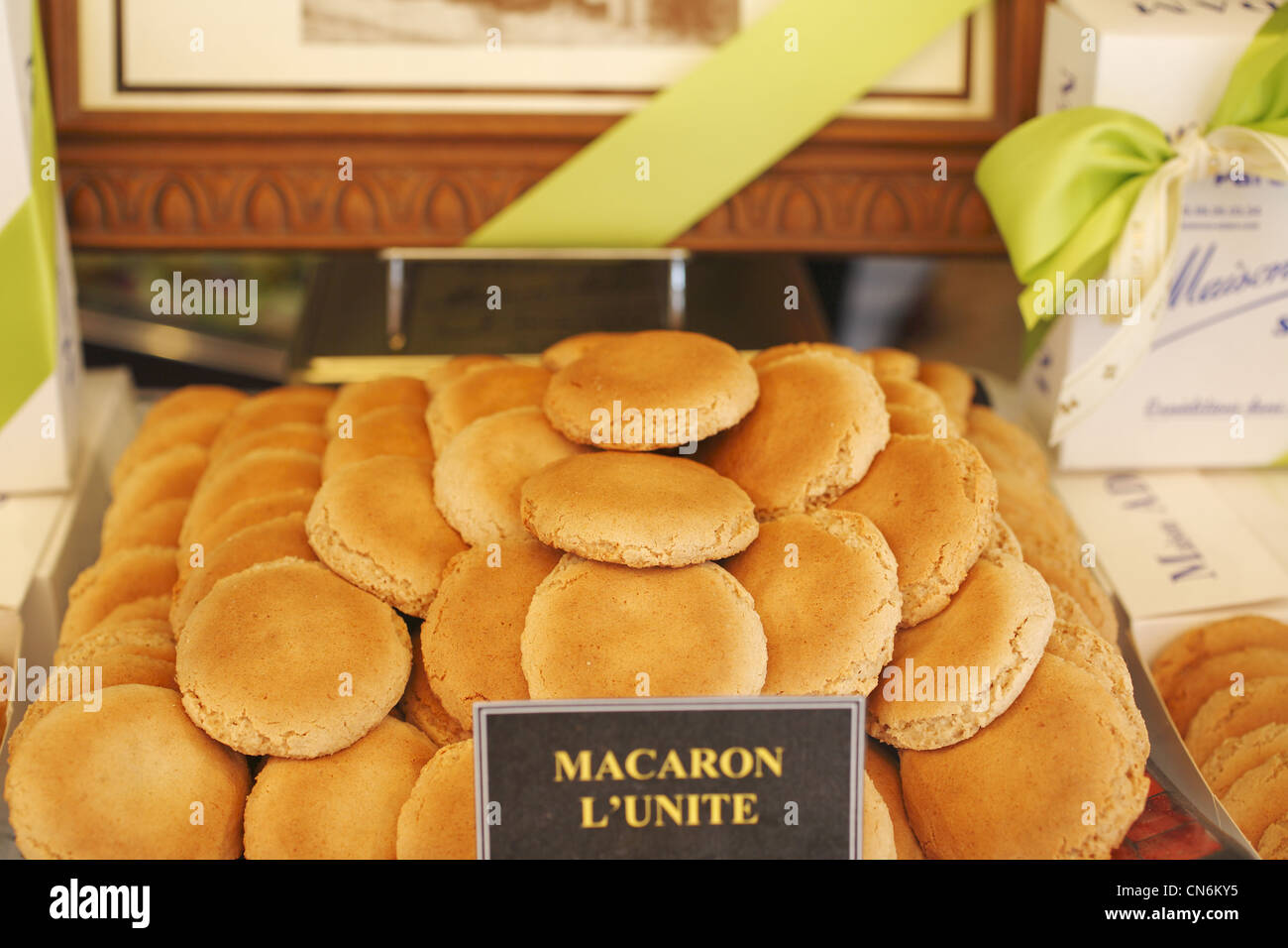 French macarons, France Stock Photo - Alamy