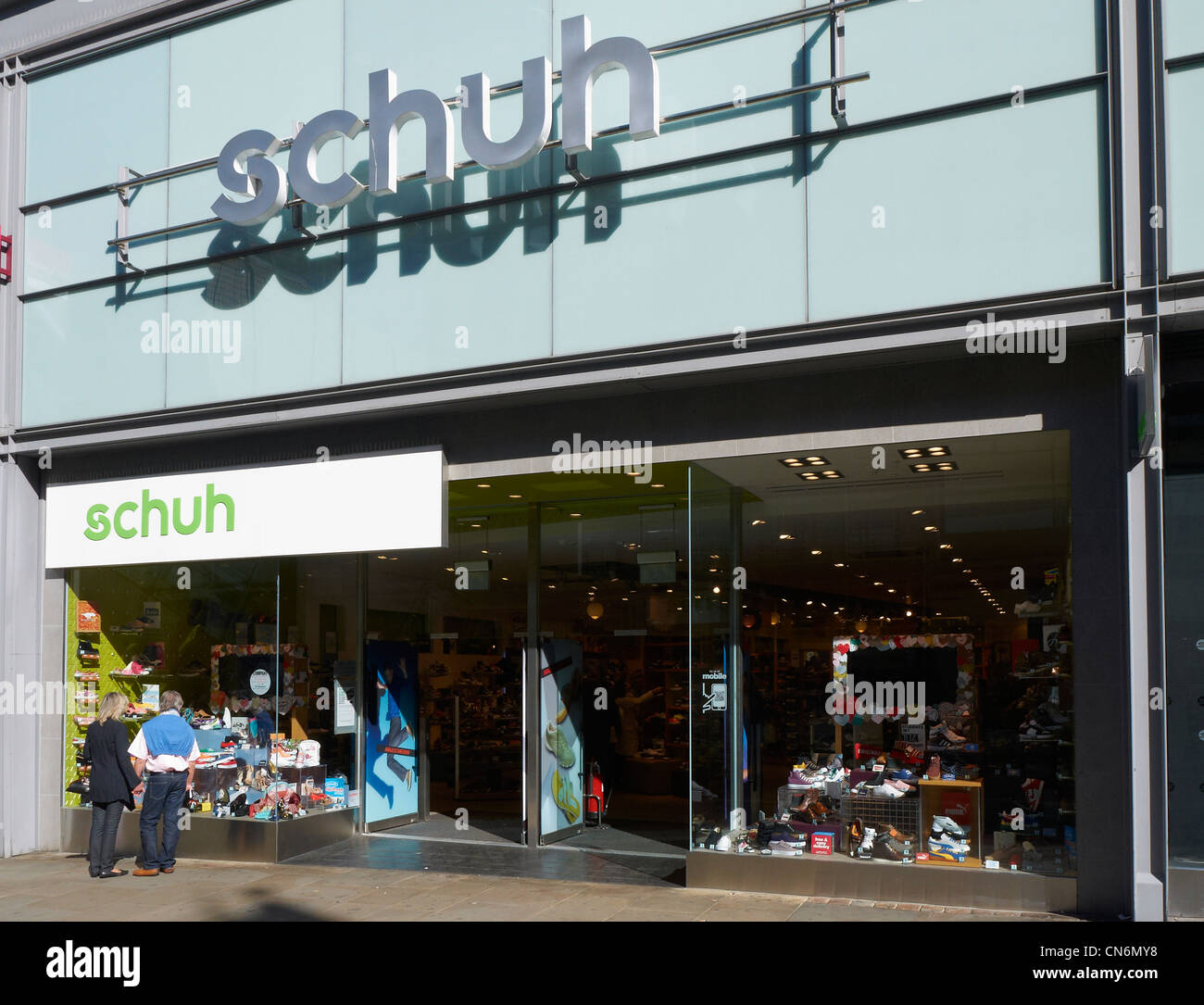 Schuh store in Manchester UK Stock Photo