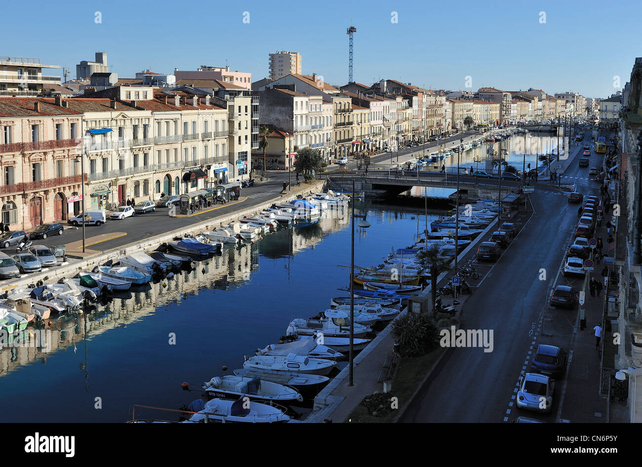 Sete Languedoc France a Mediterranean port known for canals and 19th ...