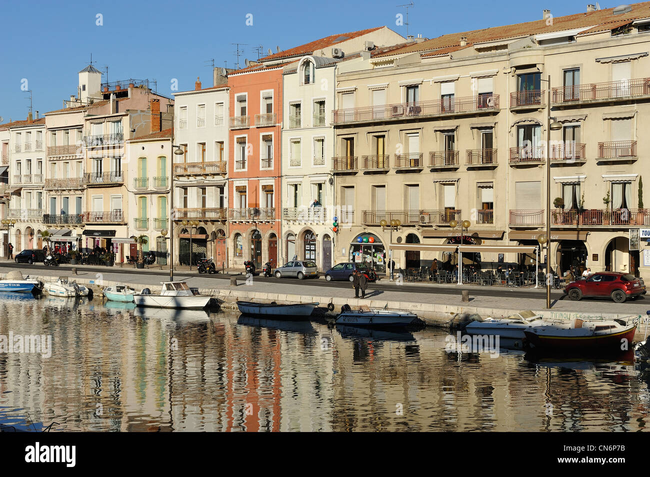 Sete Languedoc France a Mediterranean port known for canals and 19th ...