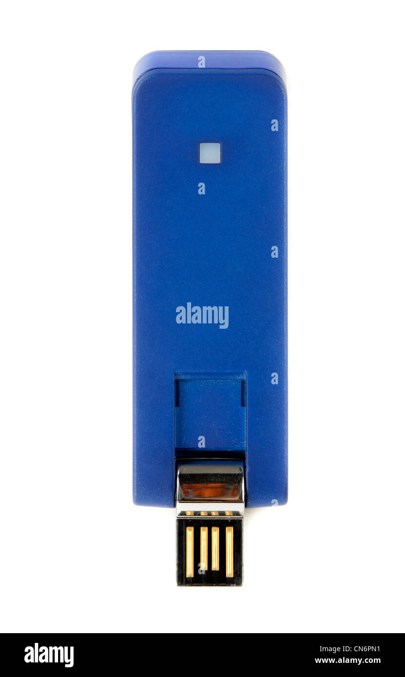 USB modem is isolated on a white background Stock Photo Alamy
