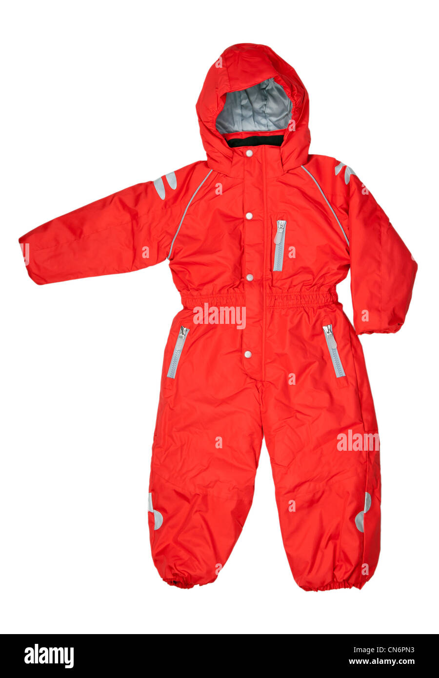 White N Red Bear Growl Winter Hooded Romper V2