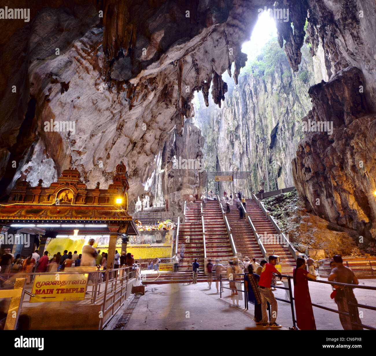 Hindu temple in Batu Caves, Kuala Lumpur Stock Photo