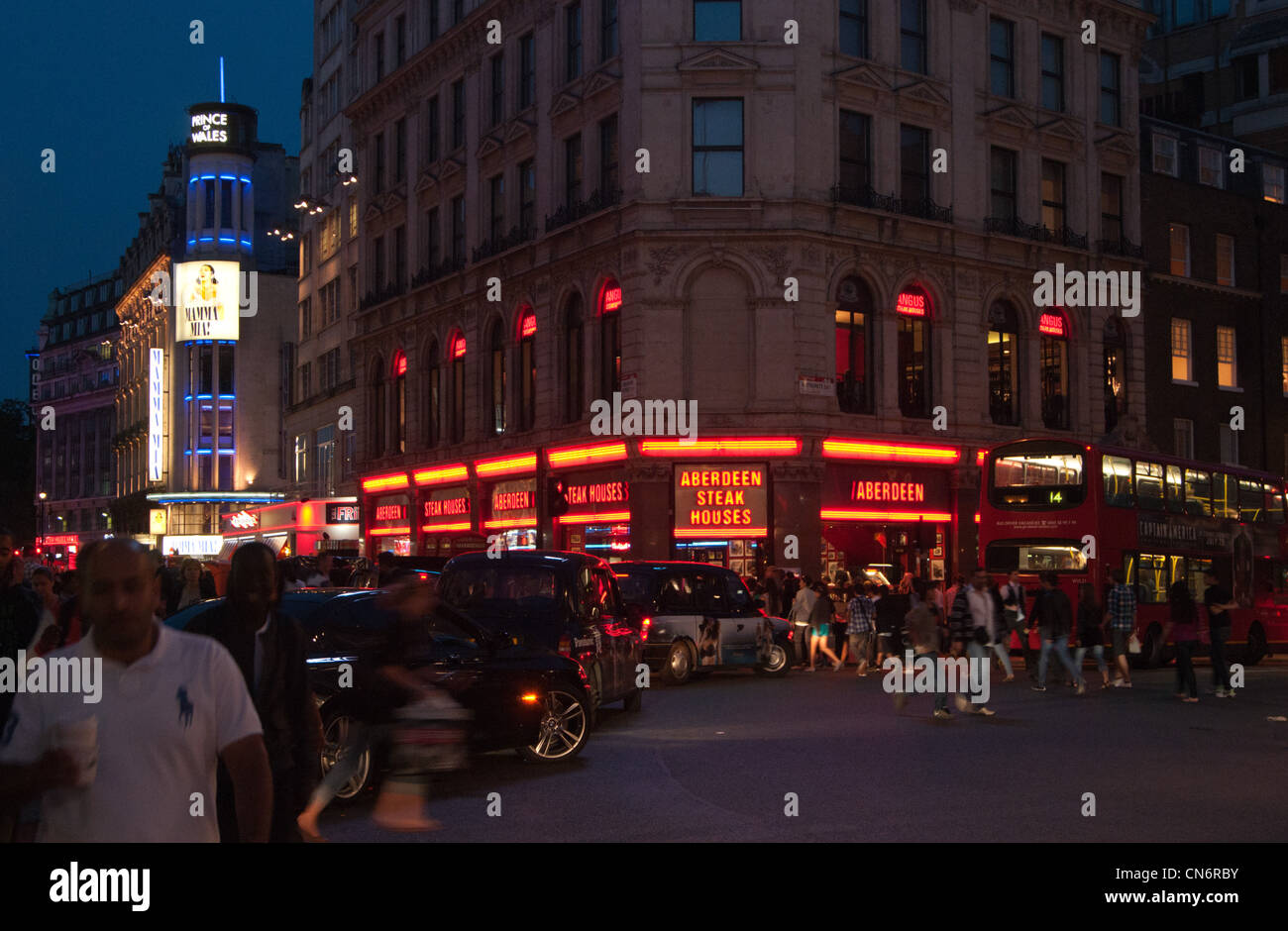 Angus Steak House, Leicester Square, London, UK Stock Photo Alamy