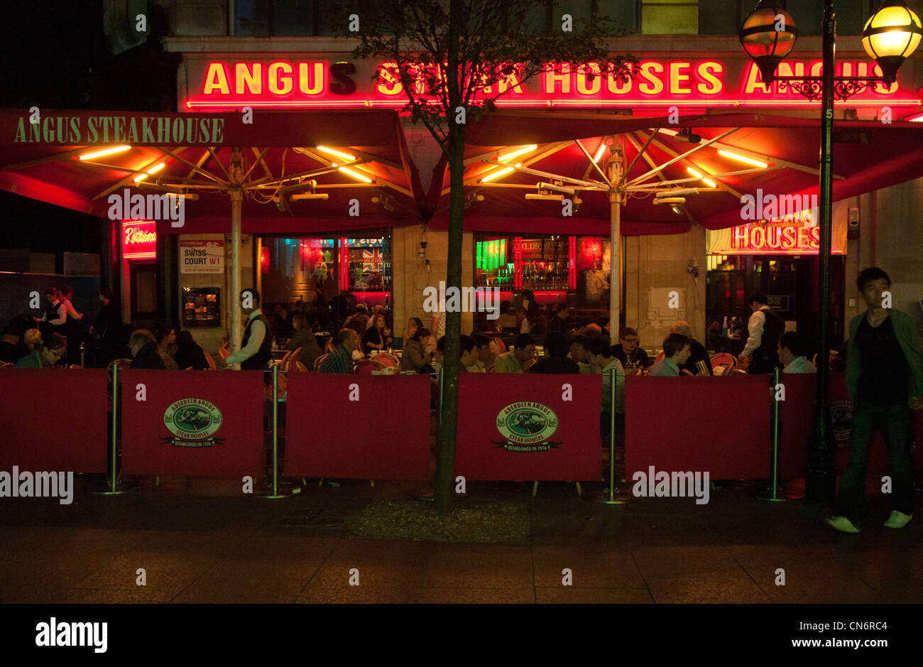 Angus Steak House, Leicester Square, West End, London Stock Photo Alamy