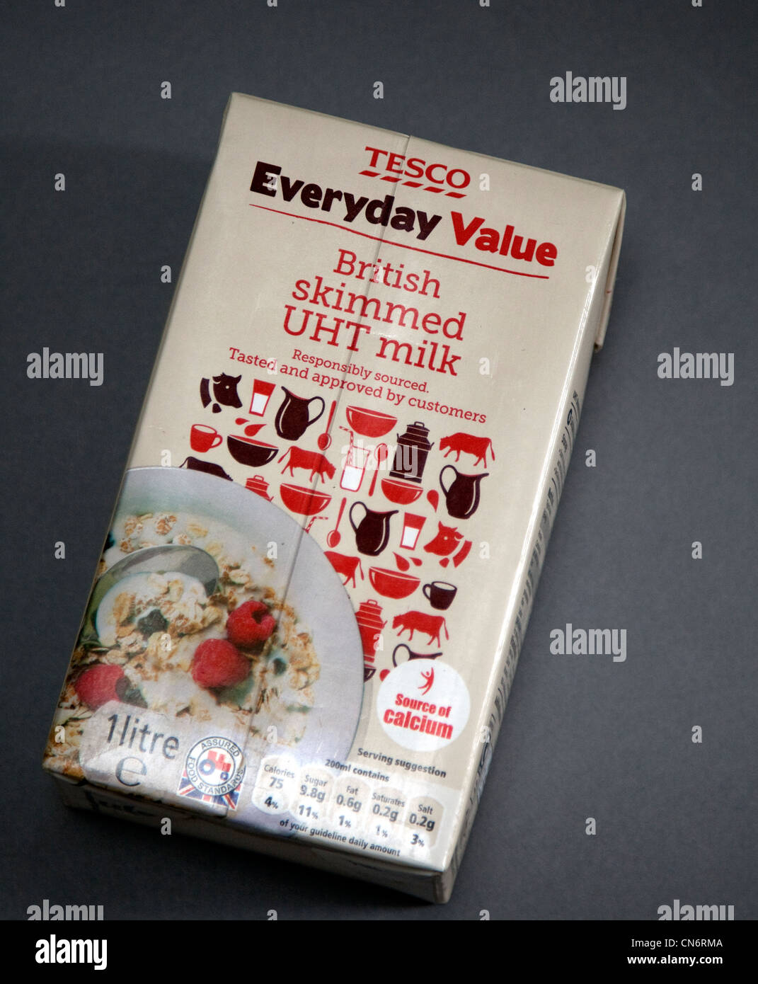 Tesco Everyday Value products replace Value range, London Stock Photo