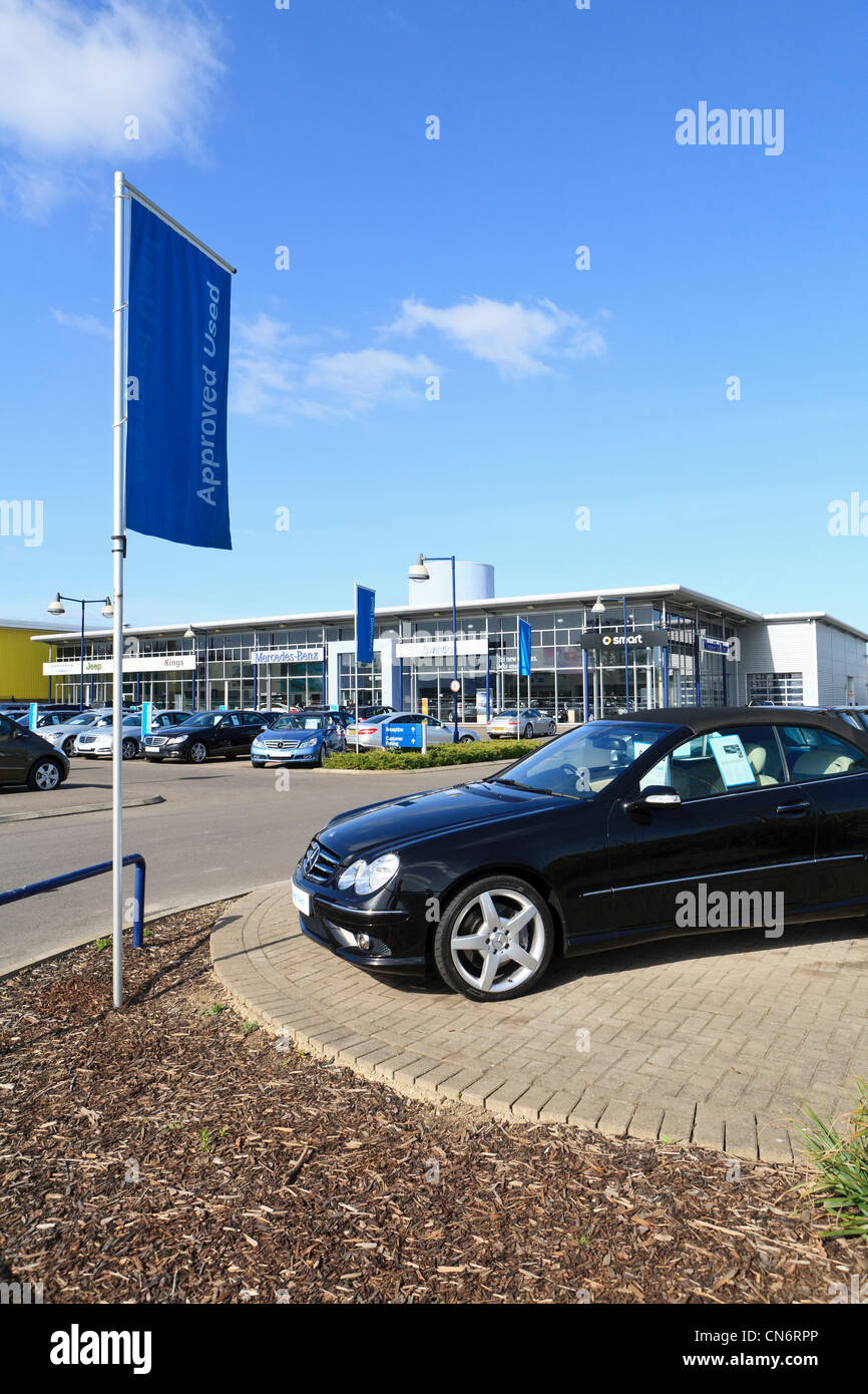 Mercedes Benz Car Dealer In Swindon Uk Stock Photo 47478894