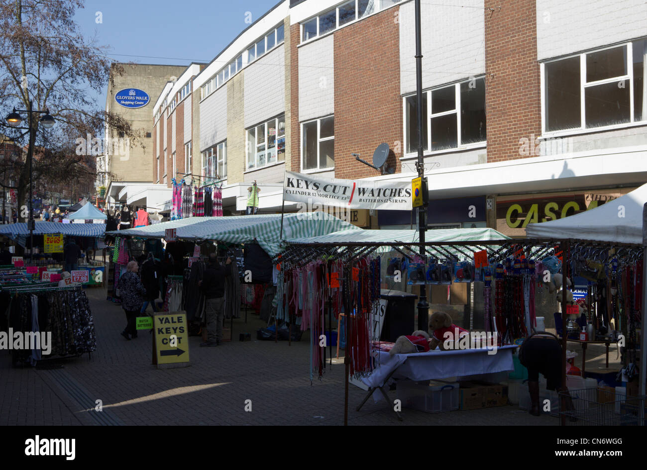 yeovil town centre high street shops somerset england uk Stock Photo
