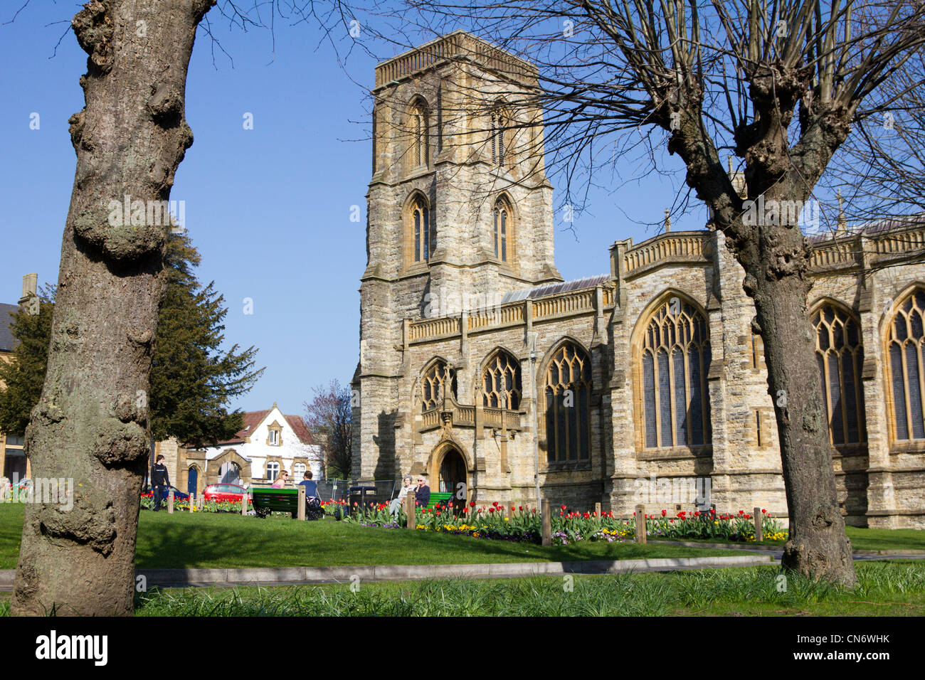 yeovil town centre high street shops somerset england uk Stock Photo
