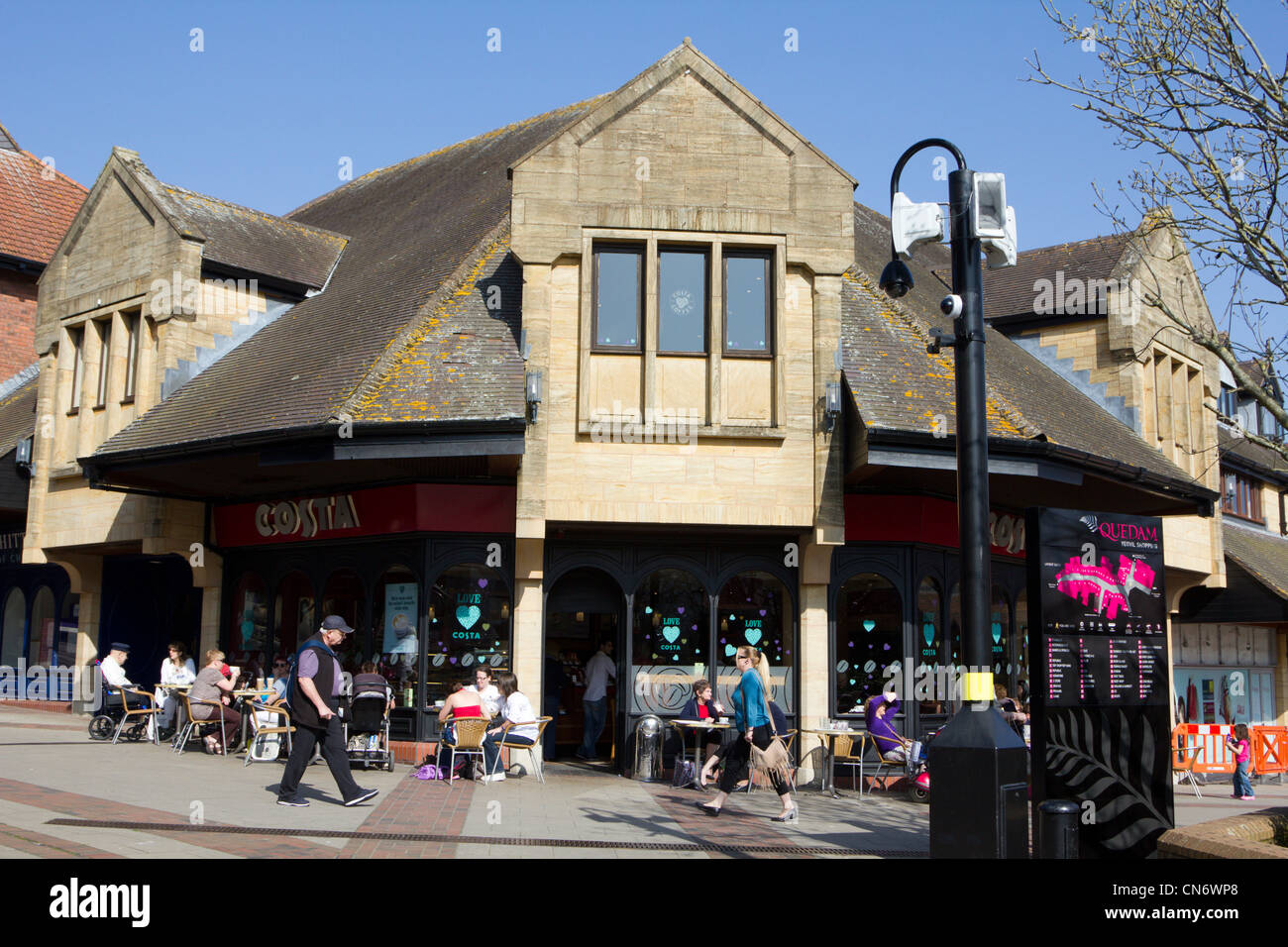 yeovil town centre high street shops somerset england uk Stock Photo