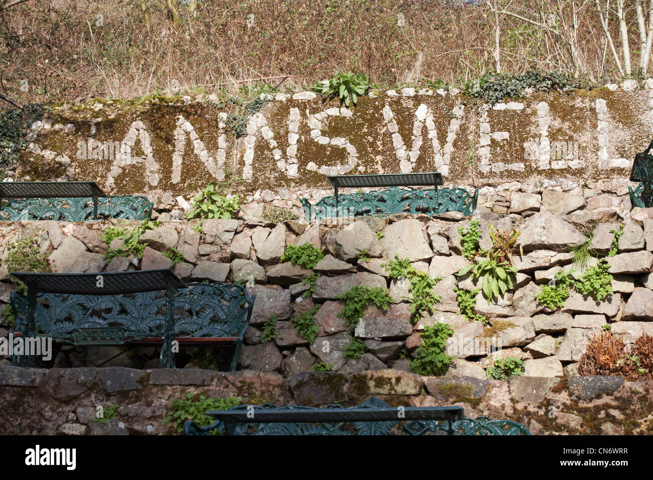 St Ann's Well near Great Malvern in April Stock Photo Alamy