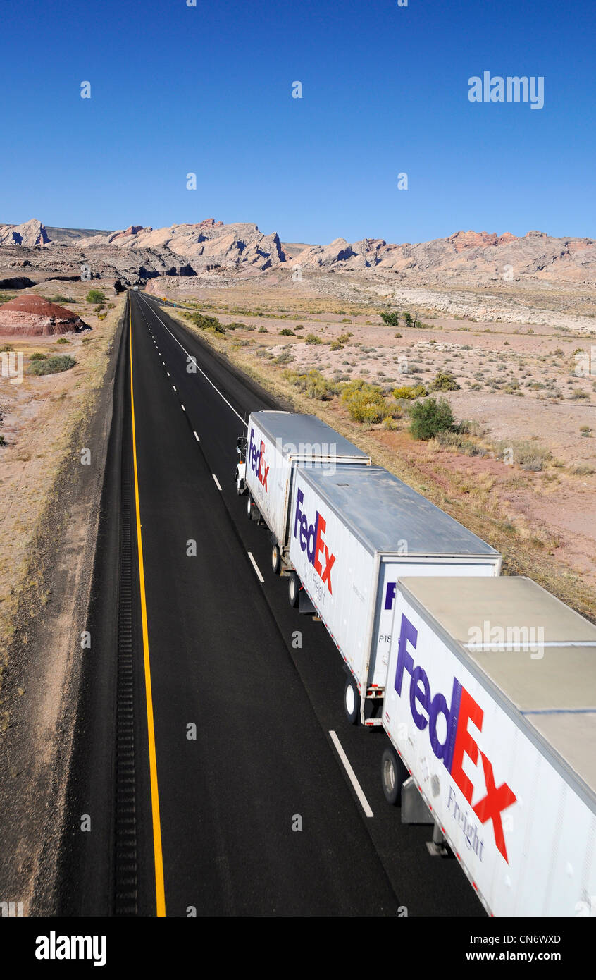 Fedex truck hires stock photography and images Alamy