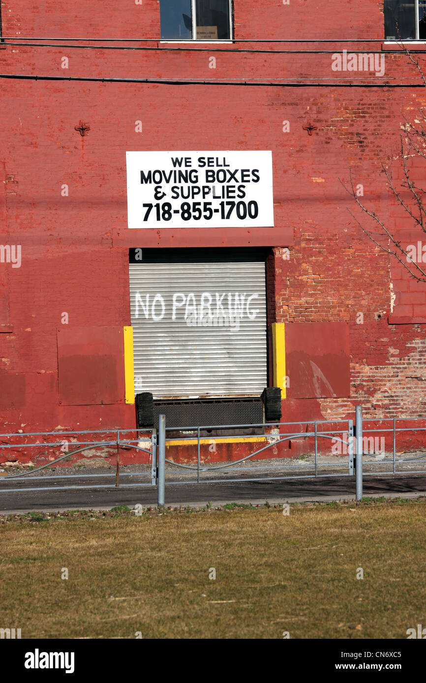 Factory loading dock Brooklyn New York City Stock Photo - Alamy