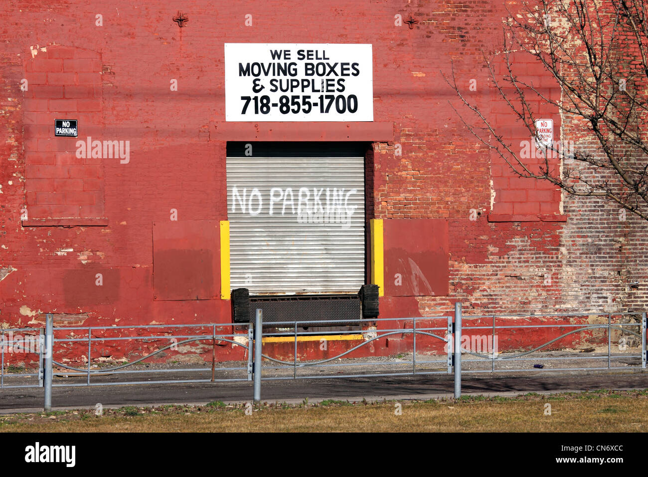 Factory loading dock Brooklyn New York City Stock Photo - Alamy