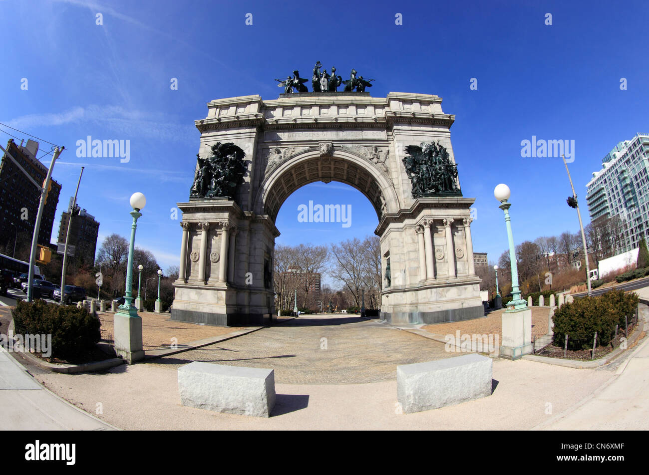 Grand Army Plaza Brooklyn New York City Stock Photo Alamy