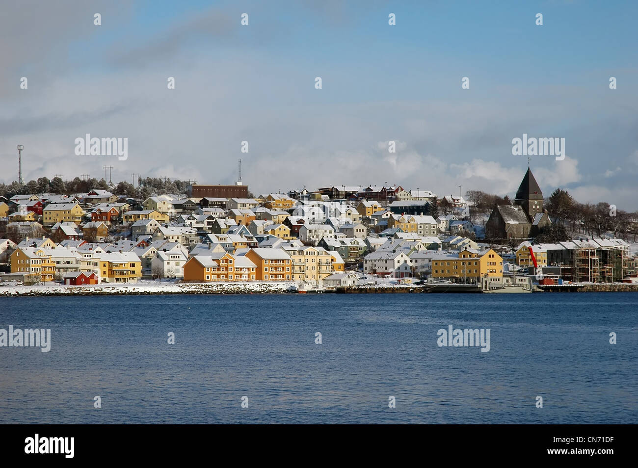 View to Kristiansund, Nordlandet, Norway, Scandinavia Stock Photo