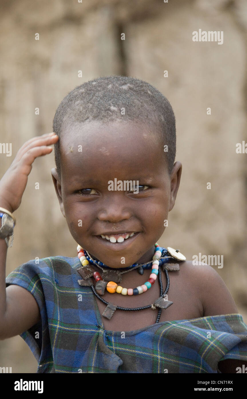 African child boy smiling hi-res stock photography and images - Alamy