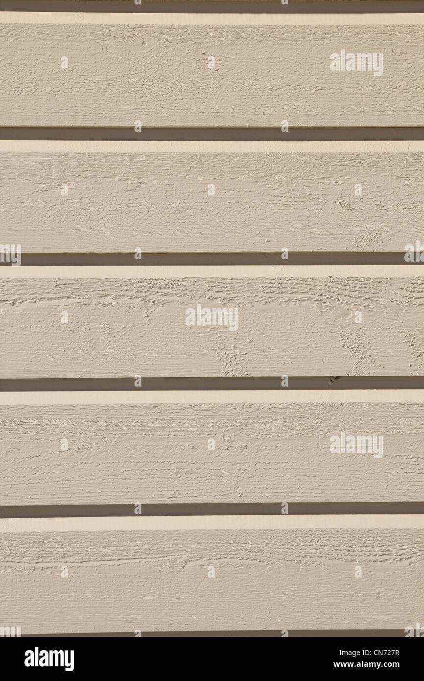 Wooden exterior wall Stock Photo