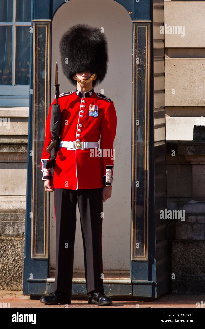 Buckingham palace and sentry box hi-res stock photography and images ...